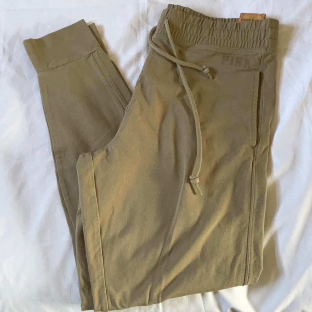 Pink Olive Jogger Pants L